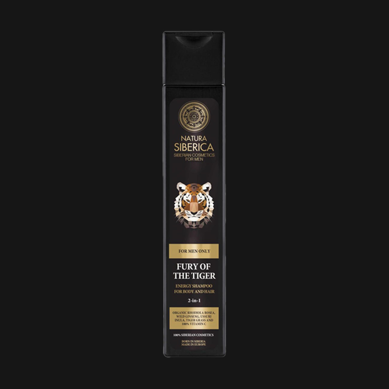 For Men Only Energizing Shower Gel Tiger's Roar 250ml - Eco Natural Products - Natura Siberica - Body Wash