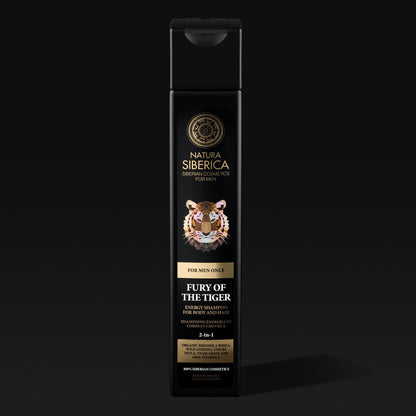 For Men Only Fury of Tiger Energy Shampoo 2 - in - 1 250ml - Natura Siberica - Shampoo - Eco Natural Products