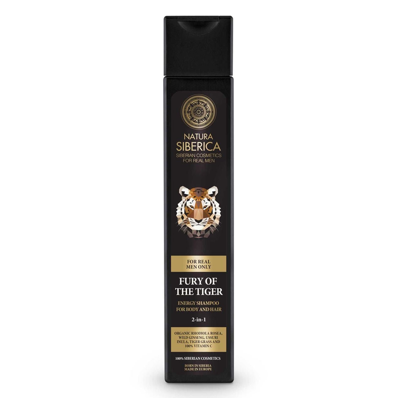 For Men Only Fury of Tiger Energy Shampoo 2 - in - 1 250ml - Eco Natural Products - Natura Siberica - Shampoo