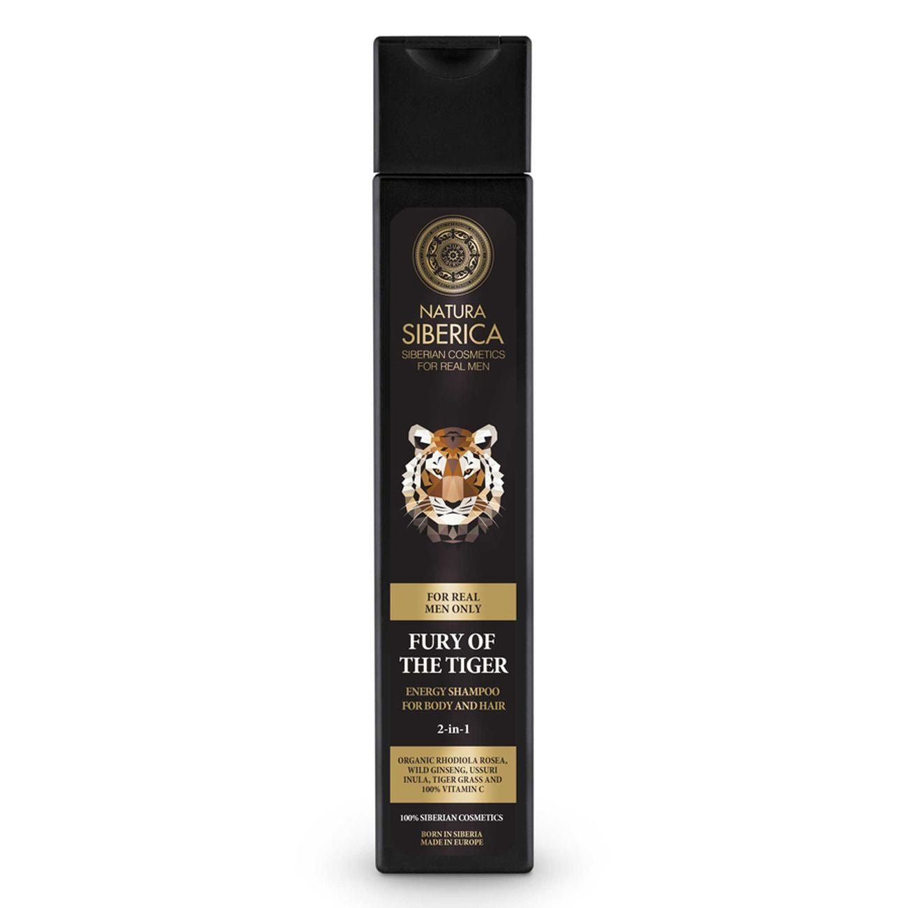 For Men Only Fury of Tiger Energy Shampoo 2 - in - 1 250ml - Natura Siberica - Shampoo - Eco Natural Products