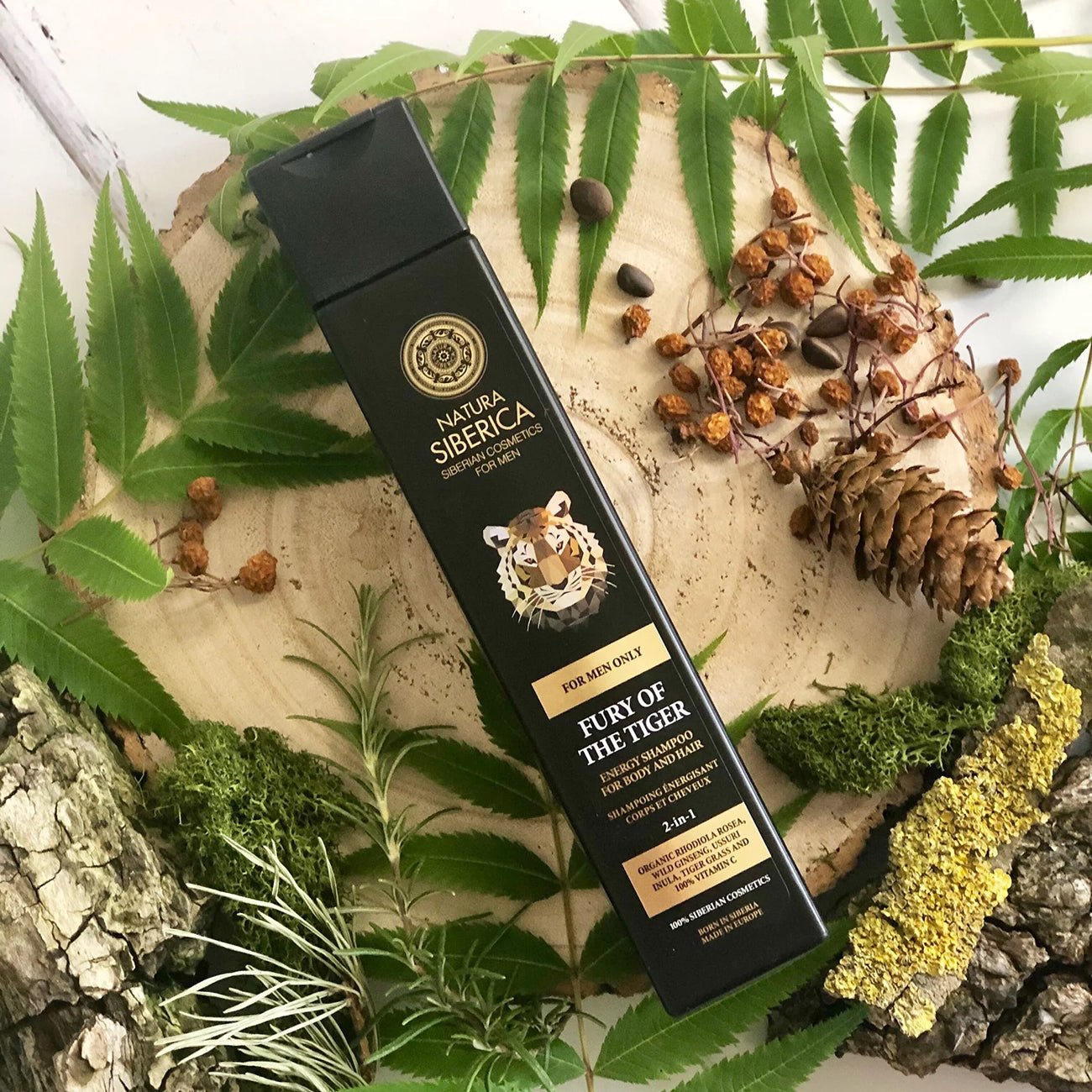 For Men Only Fury of Tiger Energy Shampoo 2 - in - 1 250ml - Natura Siberica - Shampoo - Eco Natural Products