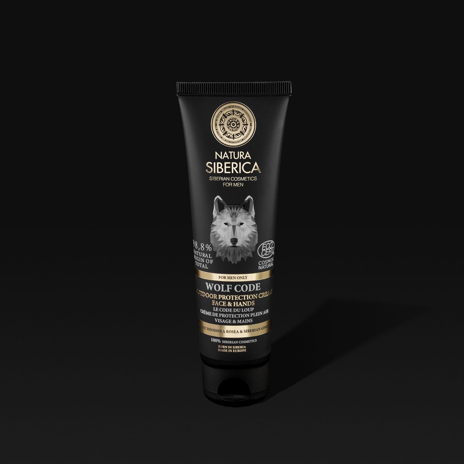 For Men Only Outdoor Cream Face & Hands Wolf Code 80ml - Eco Natural Products - Natura Siberica - Moisturising cream