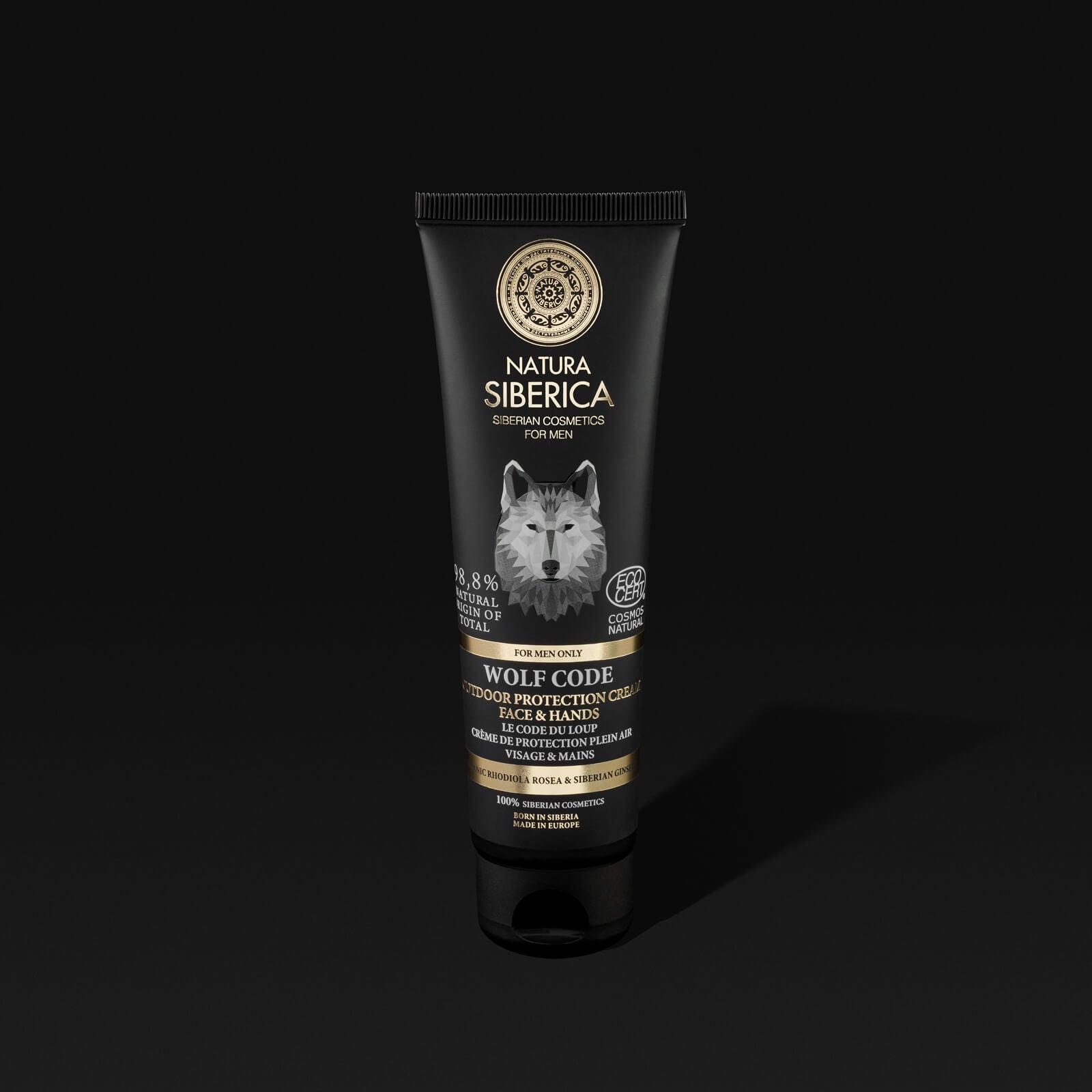 For Men Only Outdoor Cream Face & Hands Wolf Code 80ml - Natura Siberica - Moisturising cream - Eco Natural Products