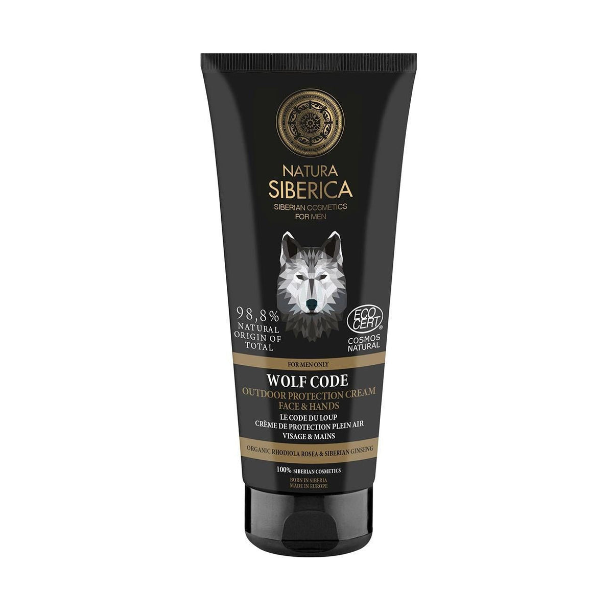 For Men Only Outdoor Cream Face & Hands Wolf Code 80ml - Natura Siberica - Moisturising cream - Eco Natural Products