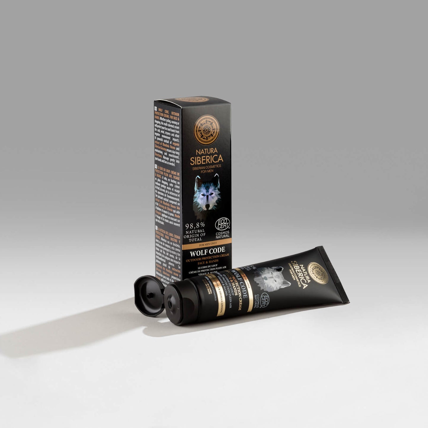 For Men Only Outdoor Cream Face & Hands Wolf Code 80ml - Natura Siberica - Moisturising cream - Eco Natural Products