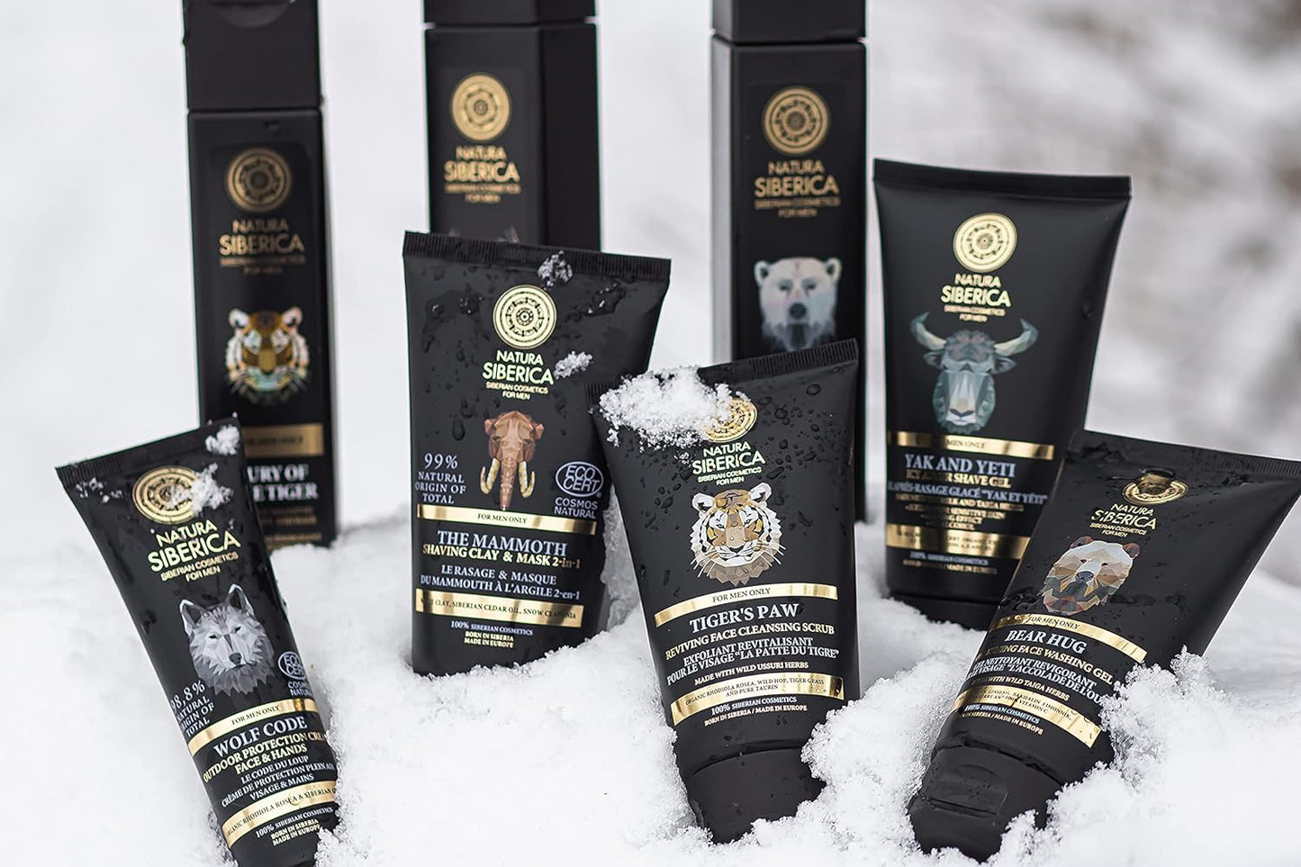 For Men Only Tiger's Paw Face Cleansing Scrub 150ml - Natura Siberica - Body Wash - Eco Natural Products