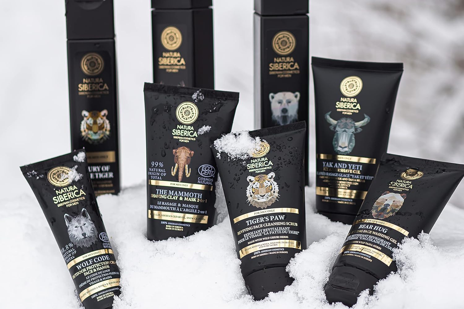 For Men Only Tiger's Paw Face Cleansing Scrub 150ml - Natura Siberica - Body Wash - Eco Natural Products