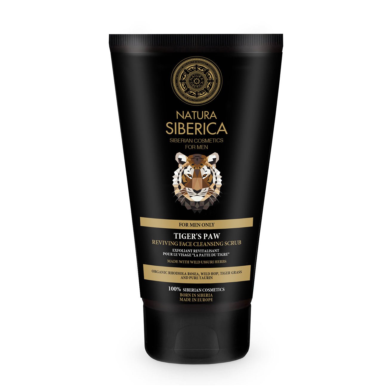 For Men Only Tiger's Paw Face Cleansing Scrub 150ml - Eco Natural Products - Natura Siberica - Body Wash