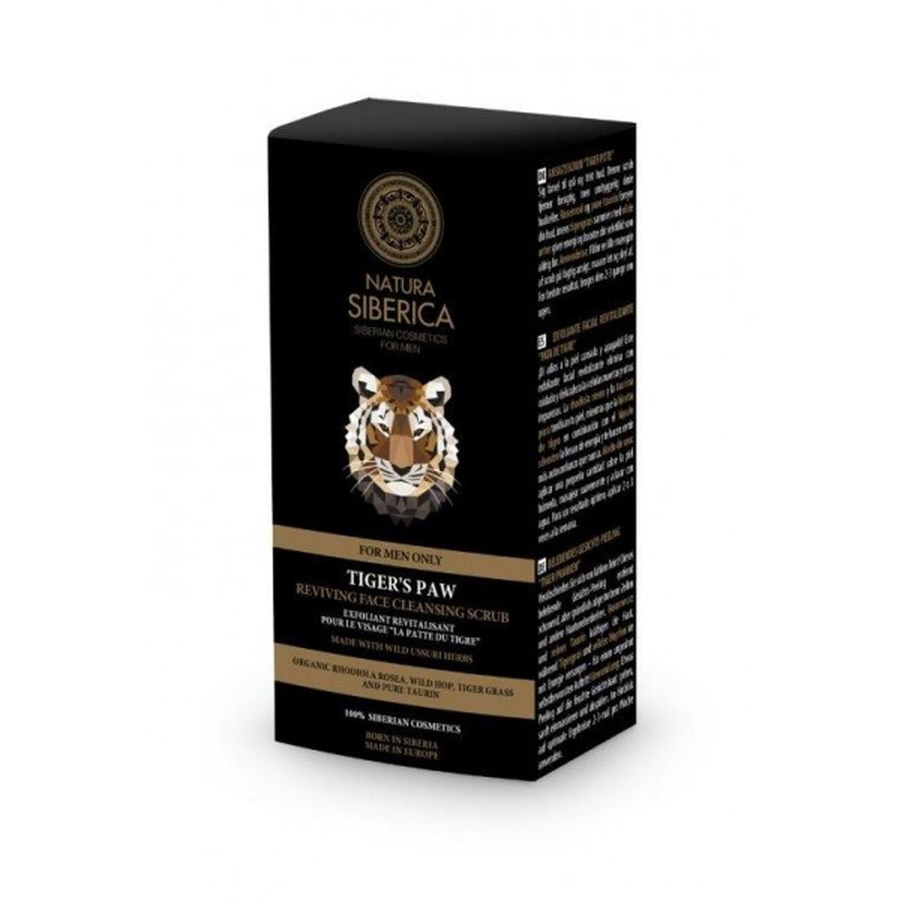 For Men Only Tiger's Paw Face Cleansing Scrub 150ml - Eco Natural Products - Natura Siberica - Body Wash