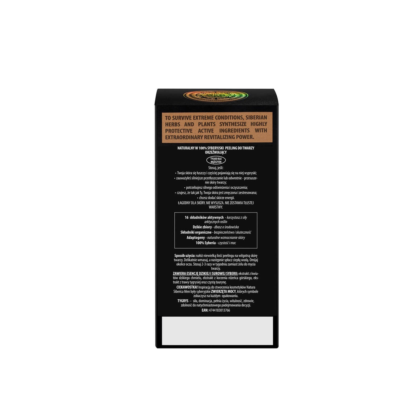 For Men Only Tiger's Paw Face Cleansing Scrub 150ml - Natura Siberica - Body Wash - Eco Natural Products