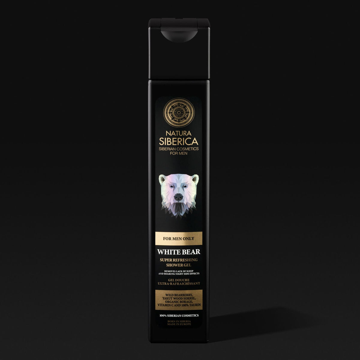 For Men Only White Bear Shower Gel 250ml - Natura Siberica - Body Wash - Eco Natural Products