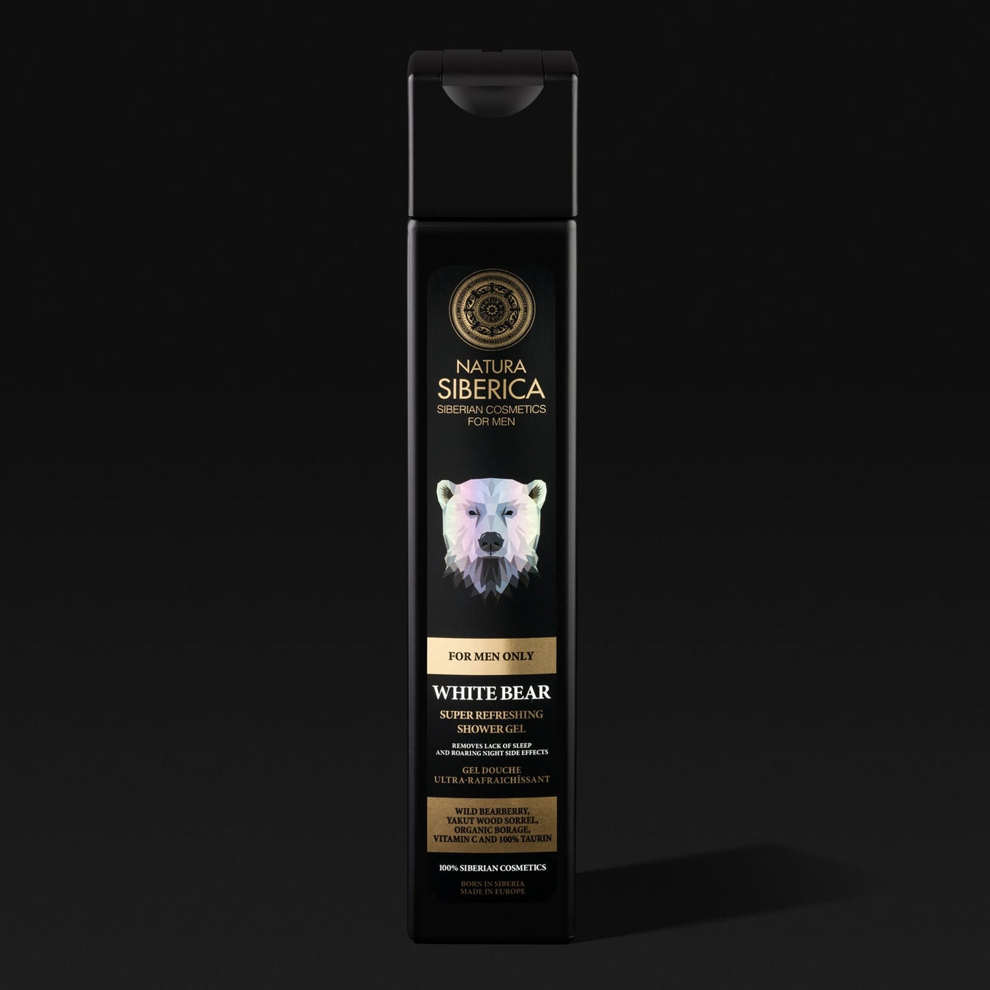 For Men Only White Bear Shower Gel 250ml - Natura Siberica - Body Wash - Eco Natural Products