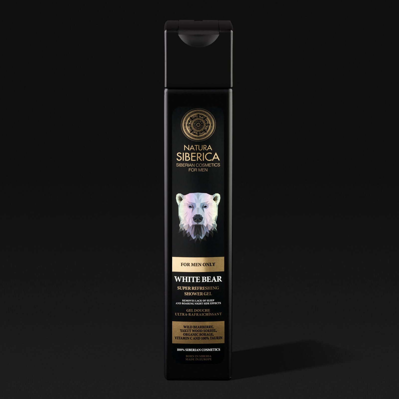 For Men Only White Bear Shower Gel 250ml - Natura Siberica - Body Wash - Eco Natural Products