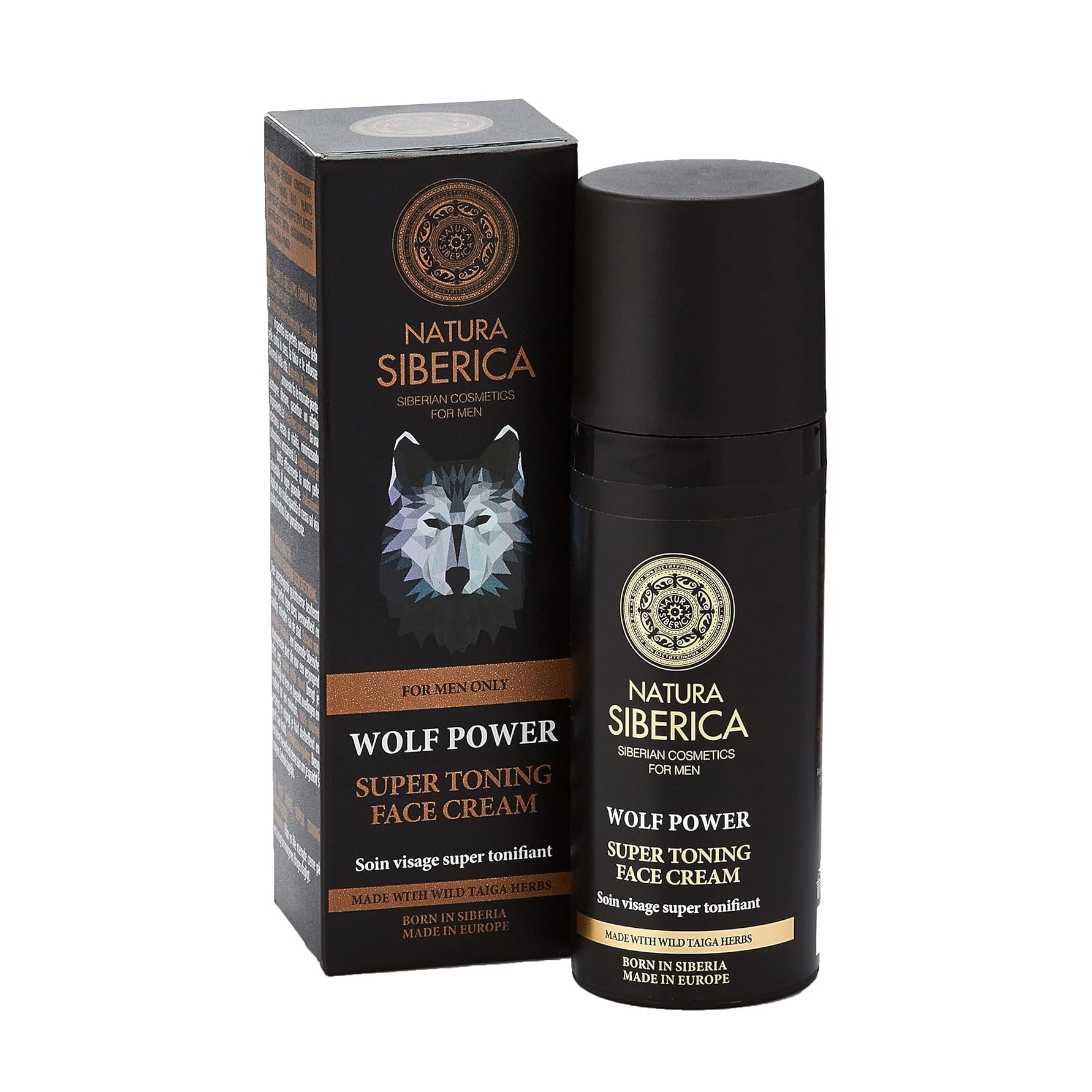 For Men Only Wolf Power Super Toning Face Cream 50ml - Eco Natural Products - Natura Siberica - Day Cream