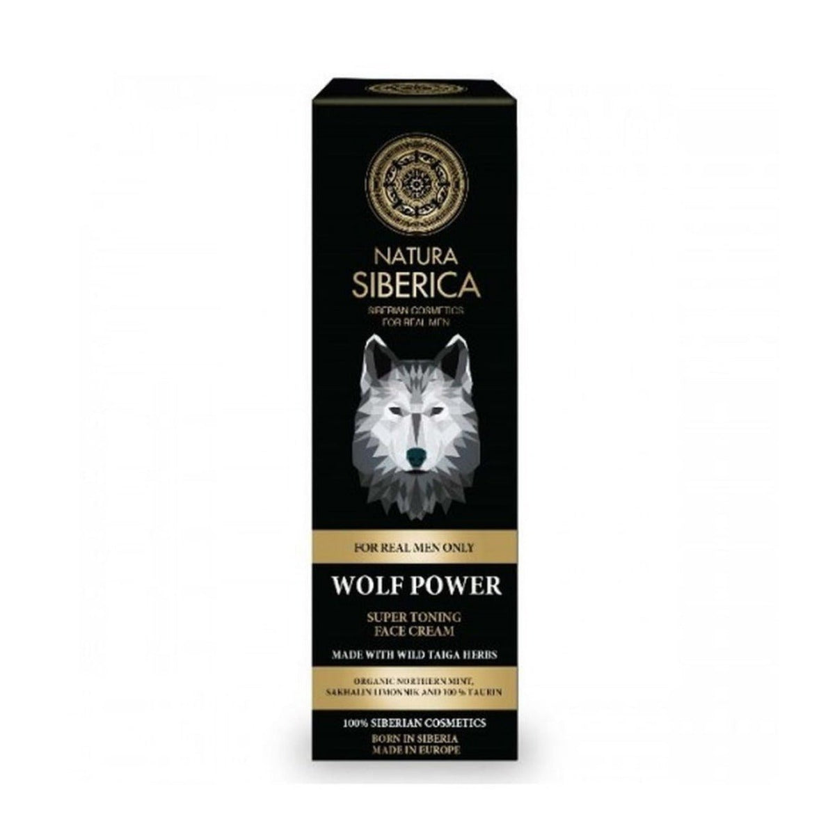 For Men Only Wolf Power Super Toning Face Cream 50ml - Natura Siberica - Day Cream - Eco Natural Products