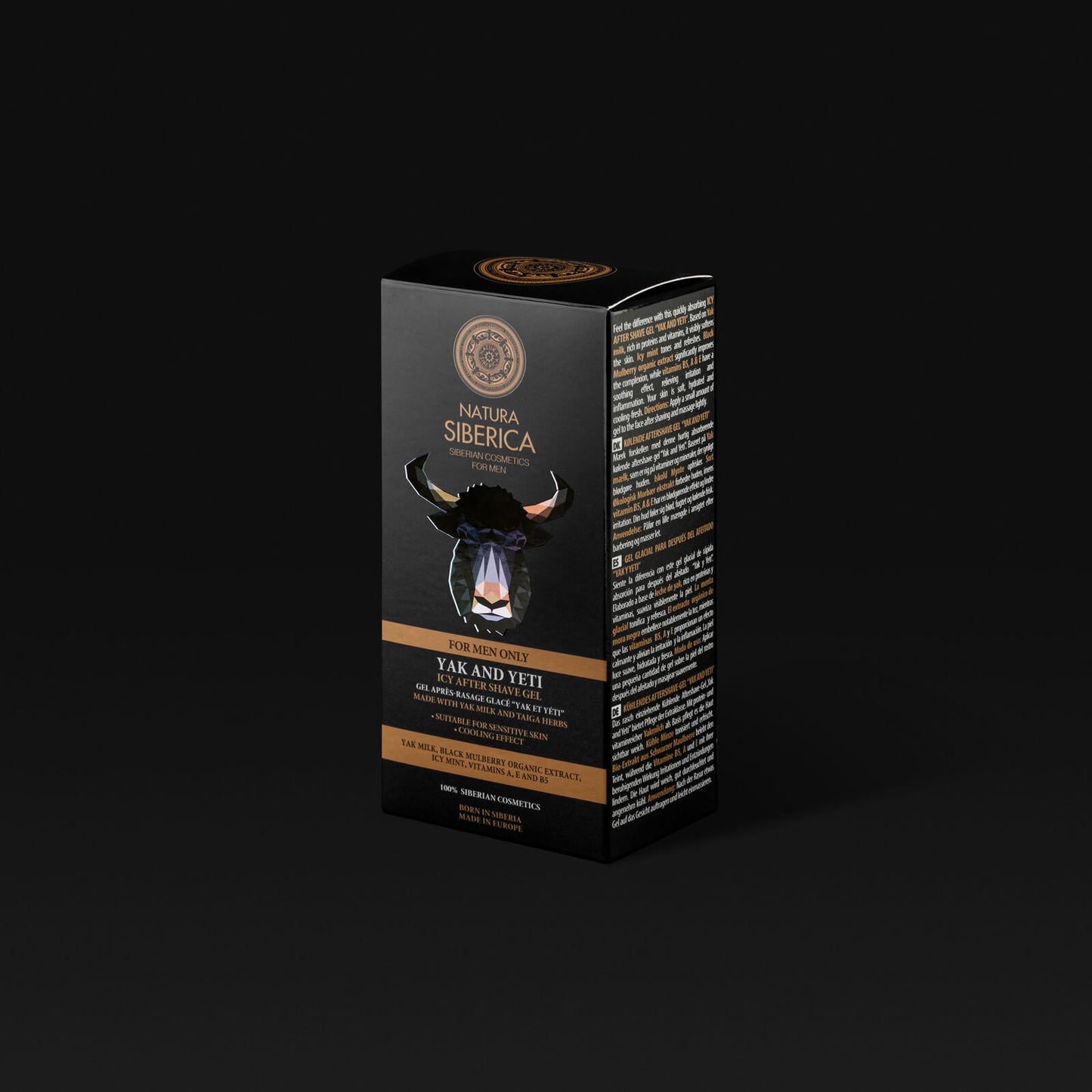 For Men Only Yak and Yeti Aftershave Gel 150ml - Natura Siberica - Aftershave - Eco Natural Products