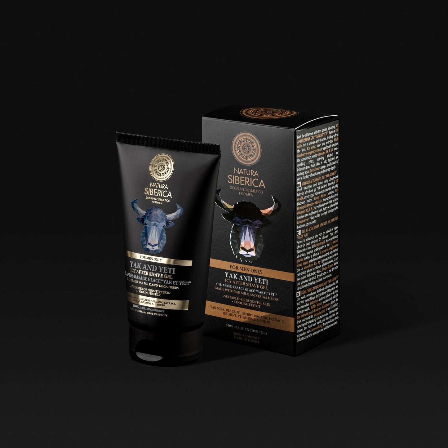 For Men Only Yak and Yeti Aftershave Gel 150ml - Natura Siberica - Aftershave - Eco Natural Products