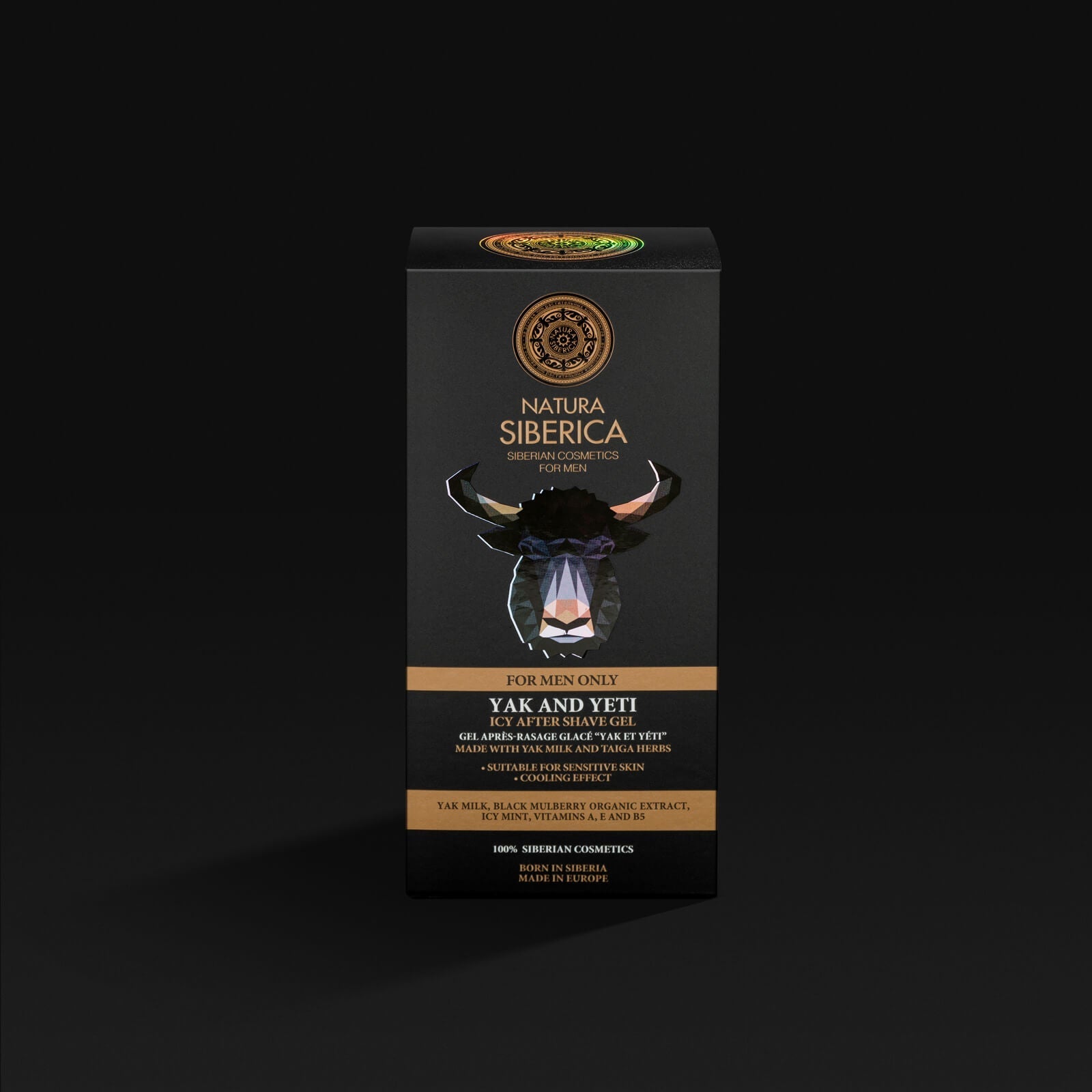 For Men Only Yak and Yeti Aftershave Gel 150ml - Natura Siberica - Aftershave - Eco Natural Products