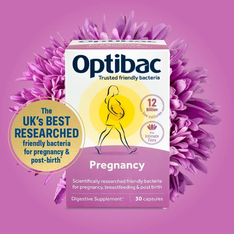 For Pregnancy 30 Capsules - OptiBac Probiotics - Food Supplement - Eco Natural Products