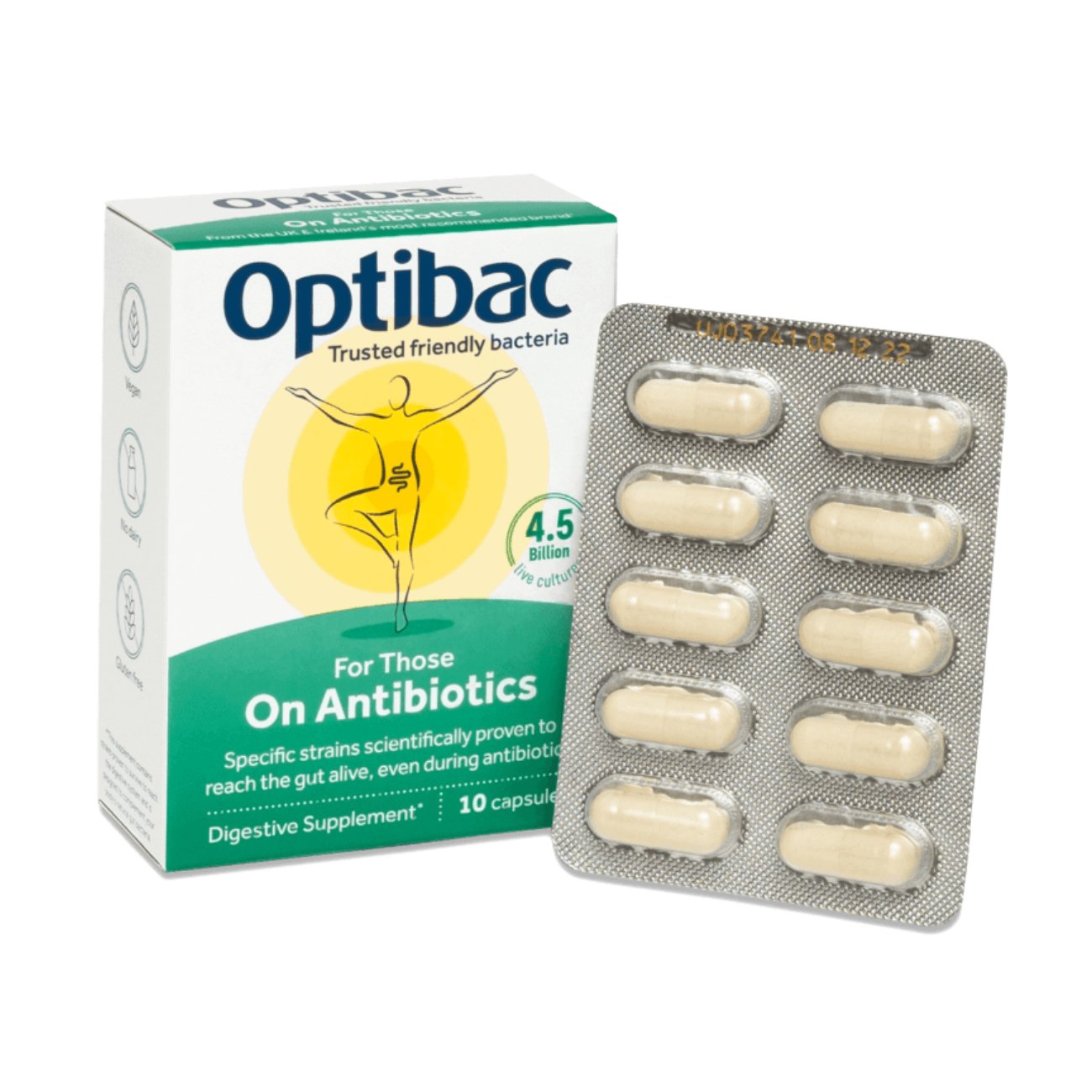 For Those on Antibiotics 10 Capsules - OptiBac Probiotics - Vitamins & Supplements - Eco Natural Products
