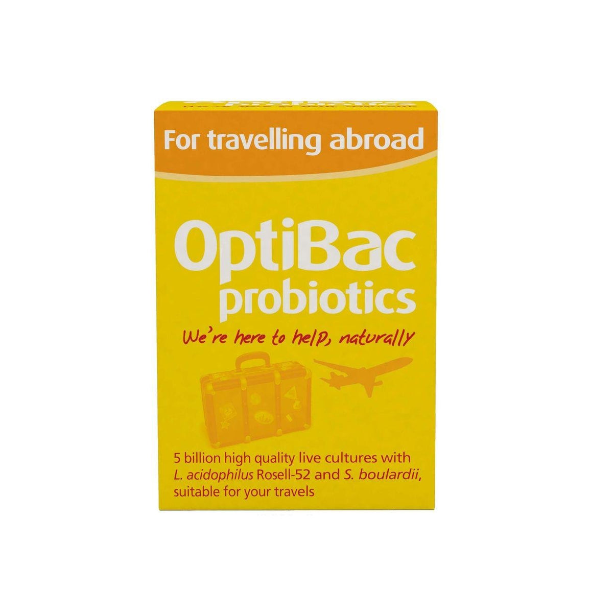 For Travelling Abroad 20 Capsules BBE 30.05.2025 - OptiBac Probiotics - OptiBac Probiotics