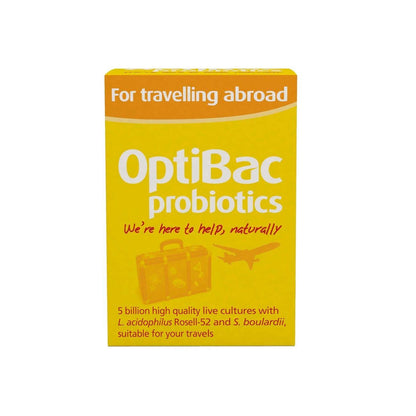 For Travelling Abroad 20 Capsules BBE 30.05.2025 - OptiBac Probiotics - OptiBac Probiotics
