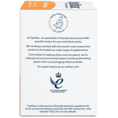 For Travelling Abroad 20 Capsules - OptiBac Probiotics - Vitamins & Supplements - Eco Natural Products