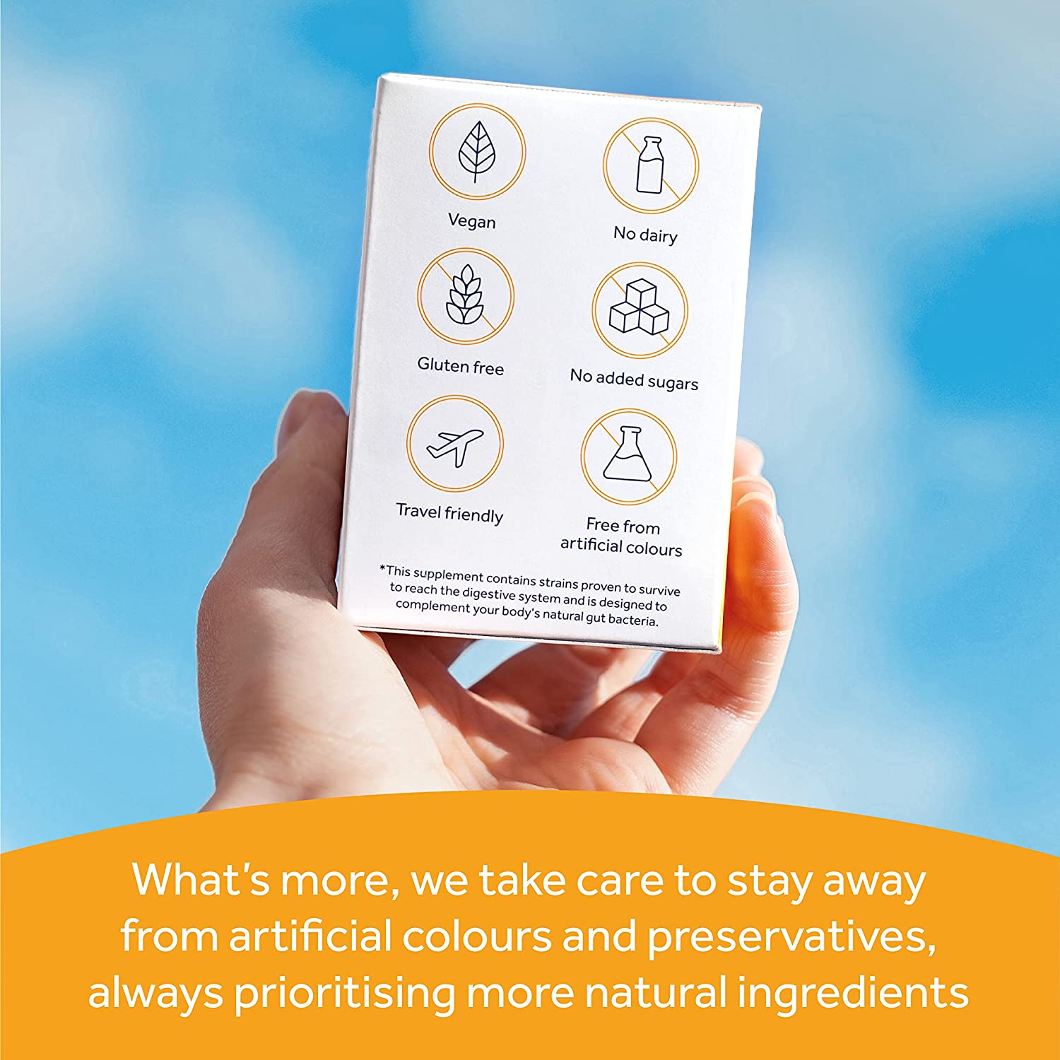 For Travelling Abroad 20 Capsules - OptiBac Probiotics - Vitamins & Supplements - Eco Natural Products