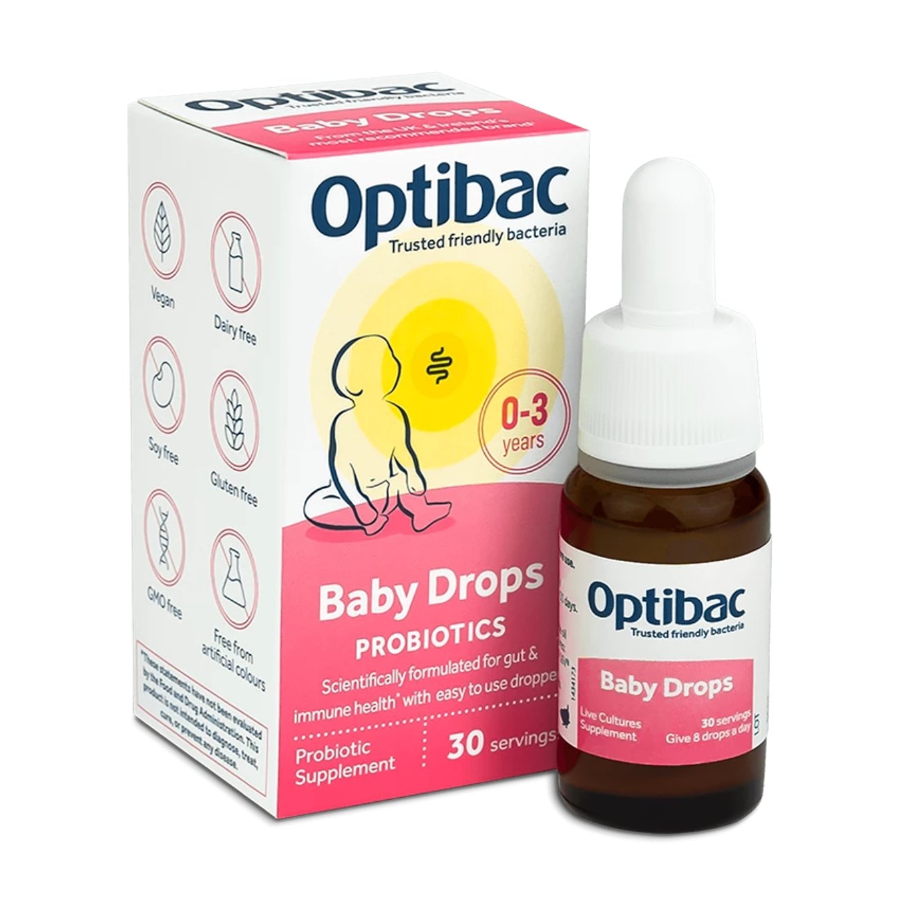 For Your Baby Infant Drops 10ml - Optibac Probiotics - Vitamins & Supplements - Eco Natural Products