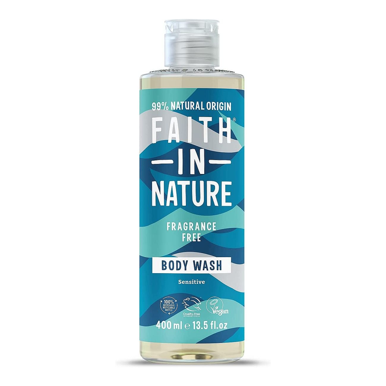 Fragrance Free Body Wash 400ml - Eco Natural Products - Faith in Nature - Body Wash