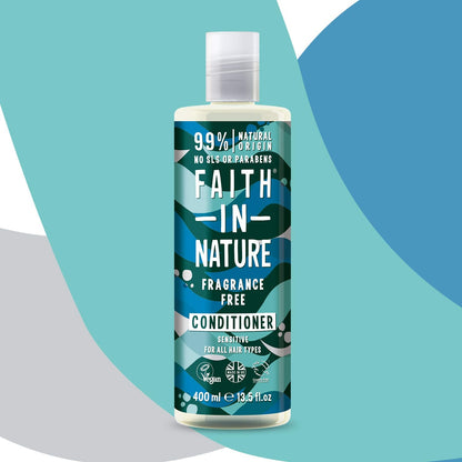 Fragrance Free Conditioner 400ml - Faith in Nature - Conditioner - Eco Natural Products