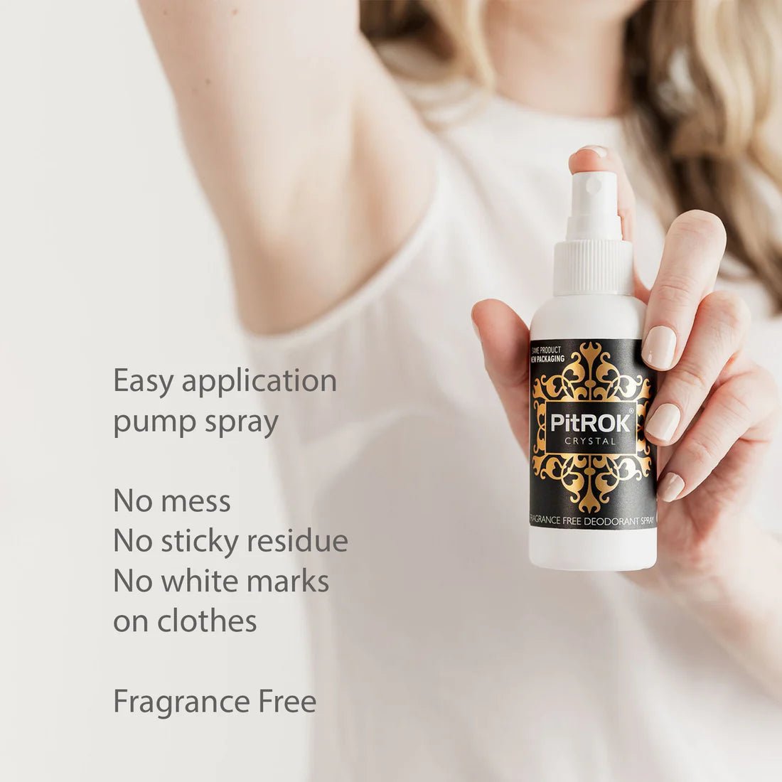 Fragrance Free Deodorant Spray 100ml - Pitrok - Deodorants - Pitrok