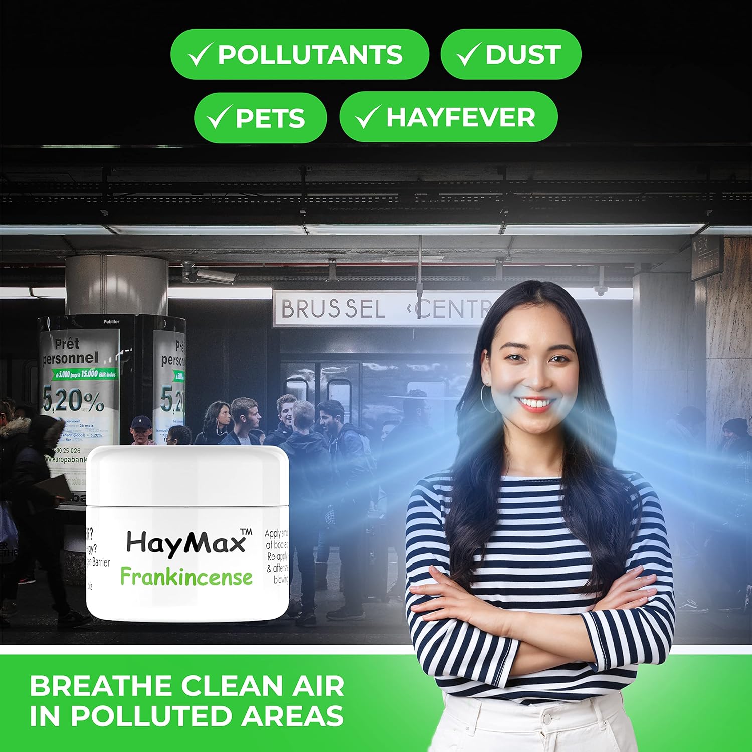 Frankincense Allergen Barrier Balm 5ml - HayMax - Barrier Balm - Eco Natural Products