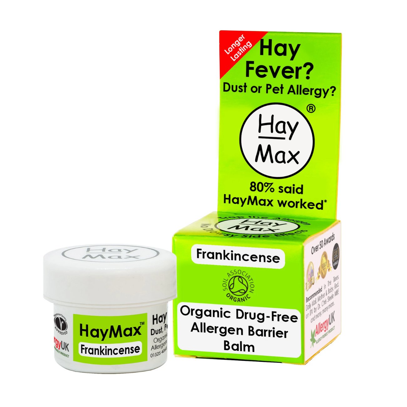 Frankincense Allergen Barrier Balm 5ml - HayMax - Barrier Balm - Eco Natural Products