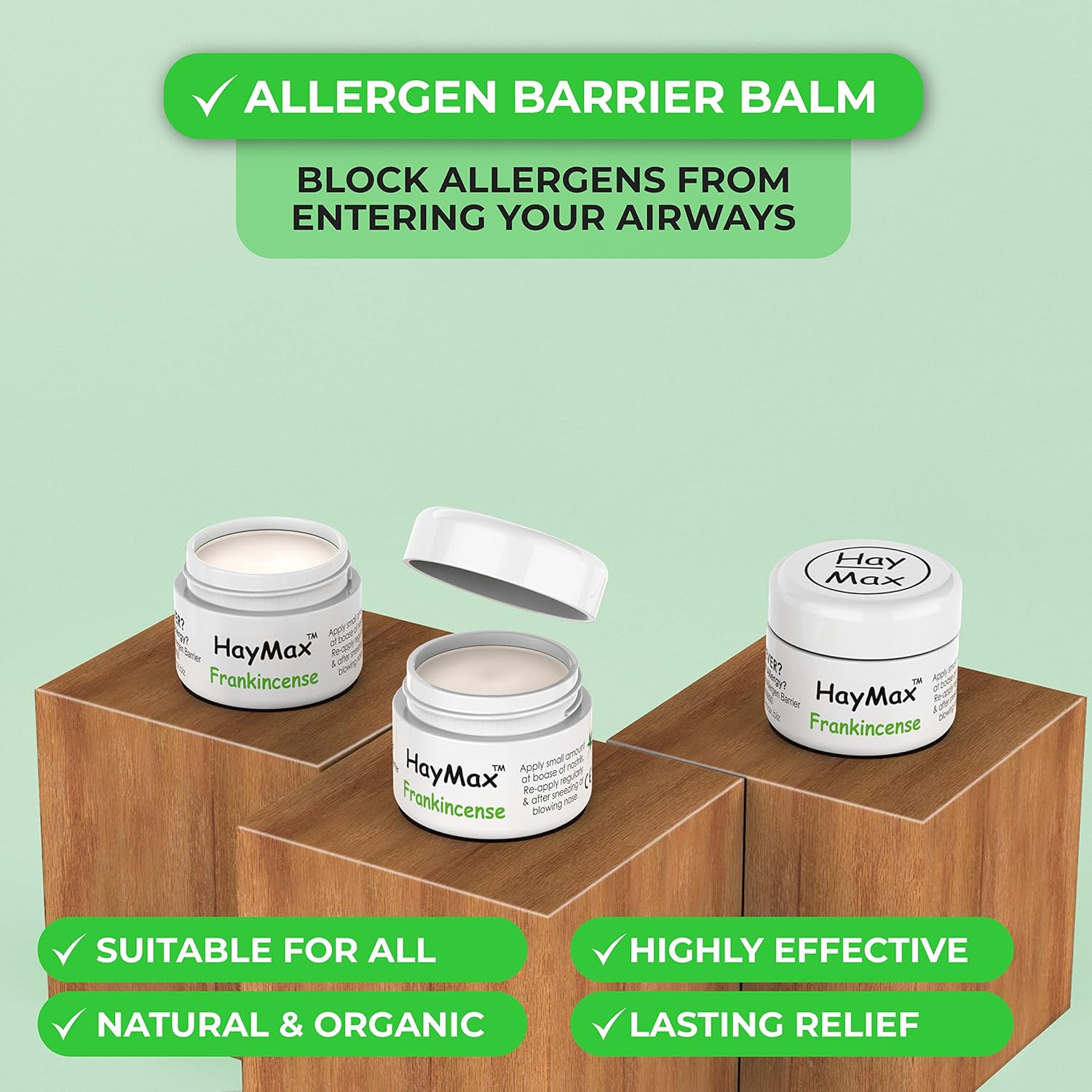 Frankincense Allergen Barrier Balm 5ml - HayMax - Barrier Balm - Eco Natural Products
