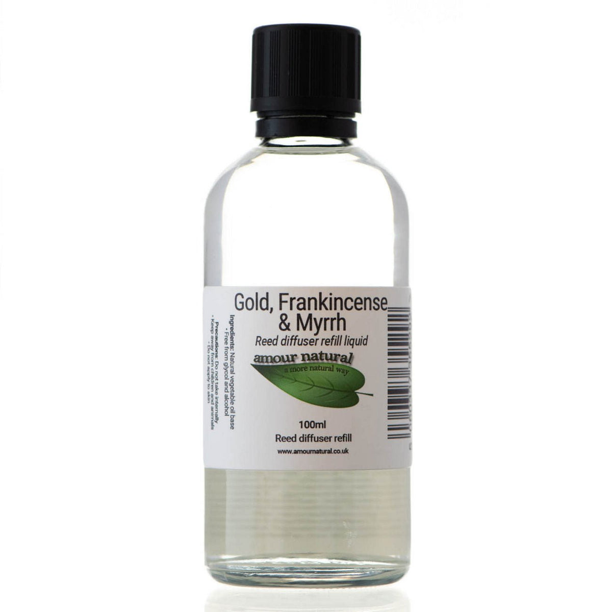 Frankincense and Myrrh Reed Diffuser Refill 100ml - Amour Natural - Aroma Diffuser - Eco Natural Products