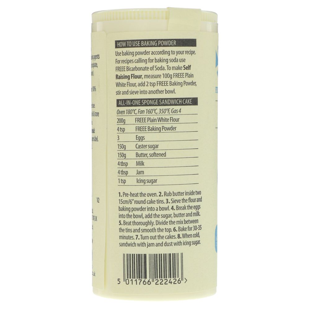 Freee Baking Powder Gluten Free 130g - Doves Farm - Baking powder - Eco Natural Products