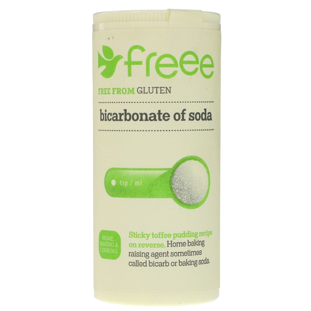 Freee Bicarbonate of Soda Gluten Free 200g - Eco Natural Products - Doves Farm - Bicarbonate of soda