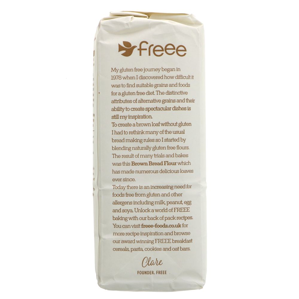 Freee Brown Bread Gluten Free Flour 1kg - Eco Natural Products - Doves Farm - Flour