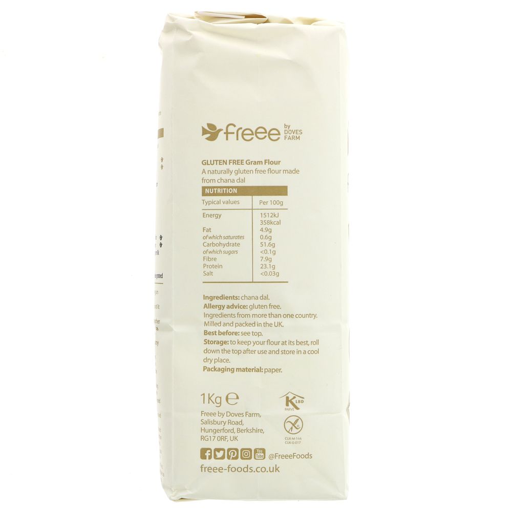 Freee Gram Gluten Free Flour 1kg - Eco Natural Products - Doves Farm - Flour