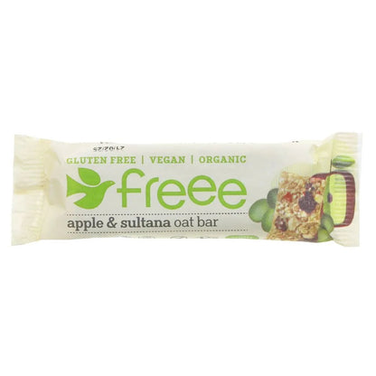 Freee Organic Apple & Sultana Gluten Free Oat Bar 4x35g - Doves Farm - Cereal & Granola Bars - Doves Farm