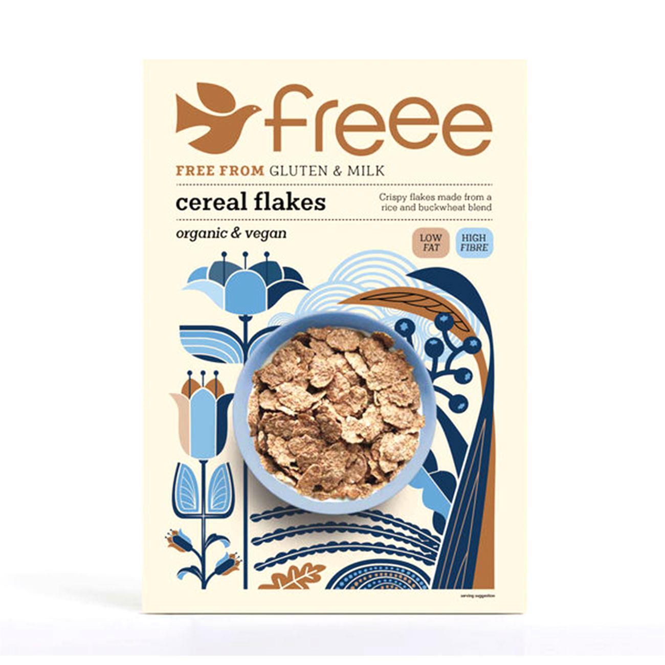 Freee Organic Cereal Gluten Free Flakes 375g - Doves Farm - Flakes - Doves Farm