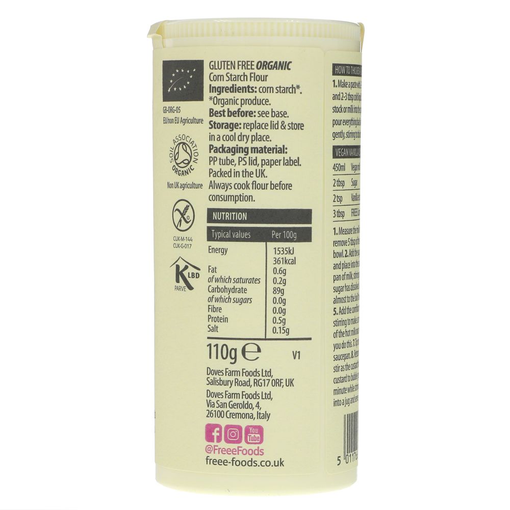 Freee Organic Corn Gluten Free Flour 110g - Doves Farm - Flour - Eco Natural Products