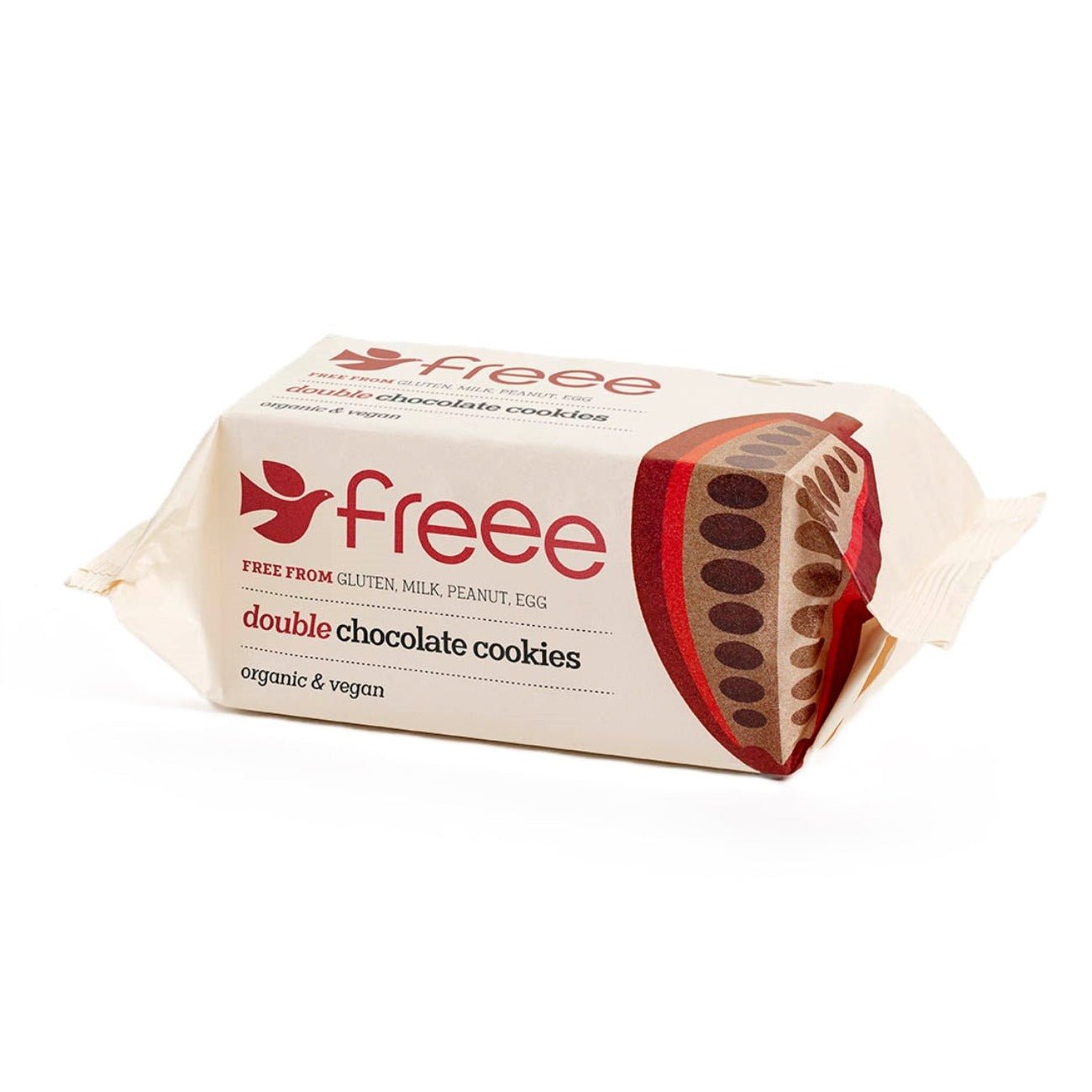 Freee Organic Double Chocolate Gluten Free Cookies 180g - Doves Farm - Cookies - Eco Natural Products