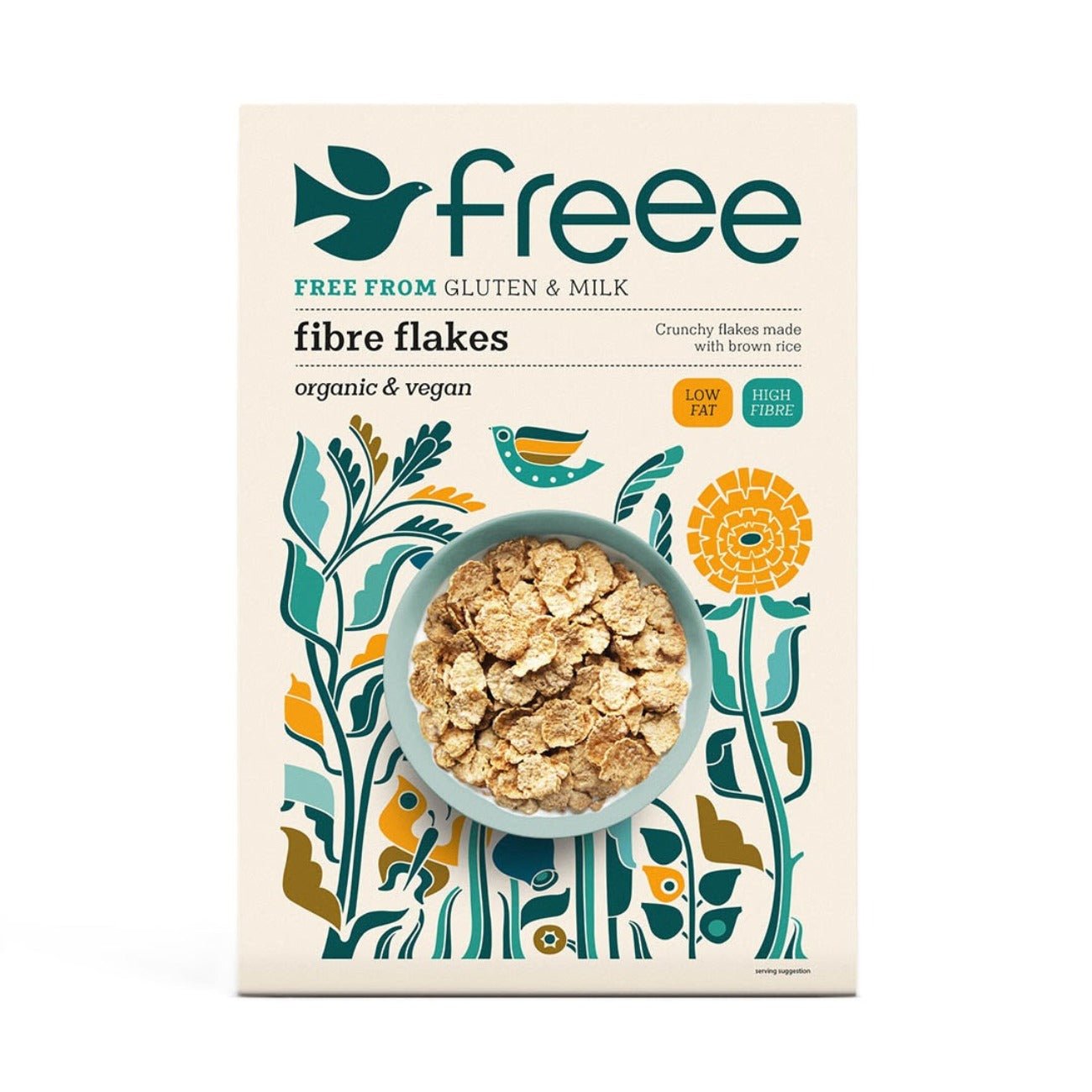 Freee Organic Fibre Gluten Free Flakes 375g - Eco Natural Products - Doves Farm - Flakes