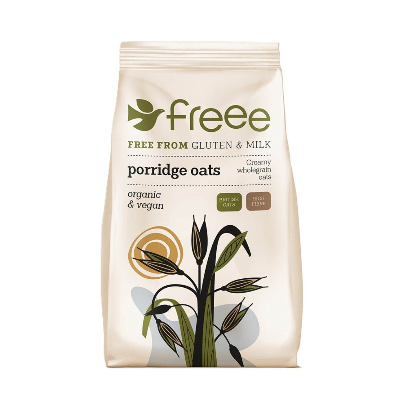 Freee Organic Gluten Free Porridge Oats 430g - Eco Natural Products - Doves Farm - Porridge