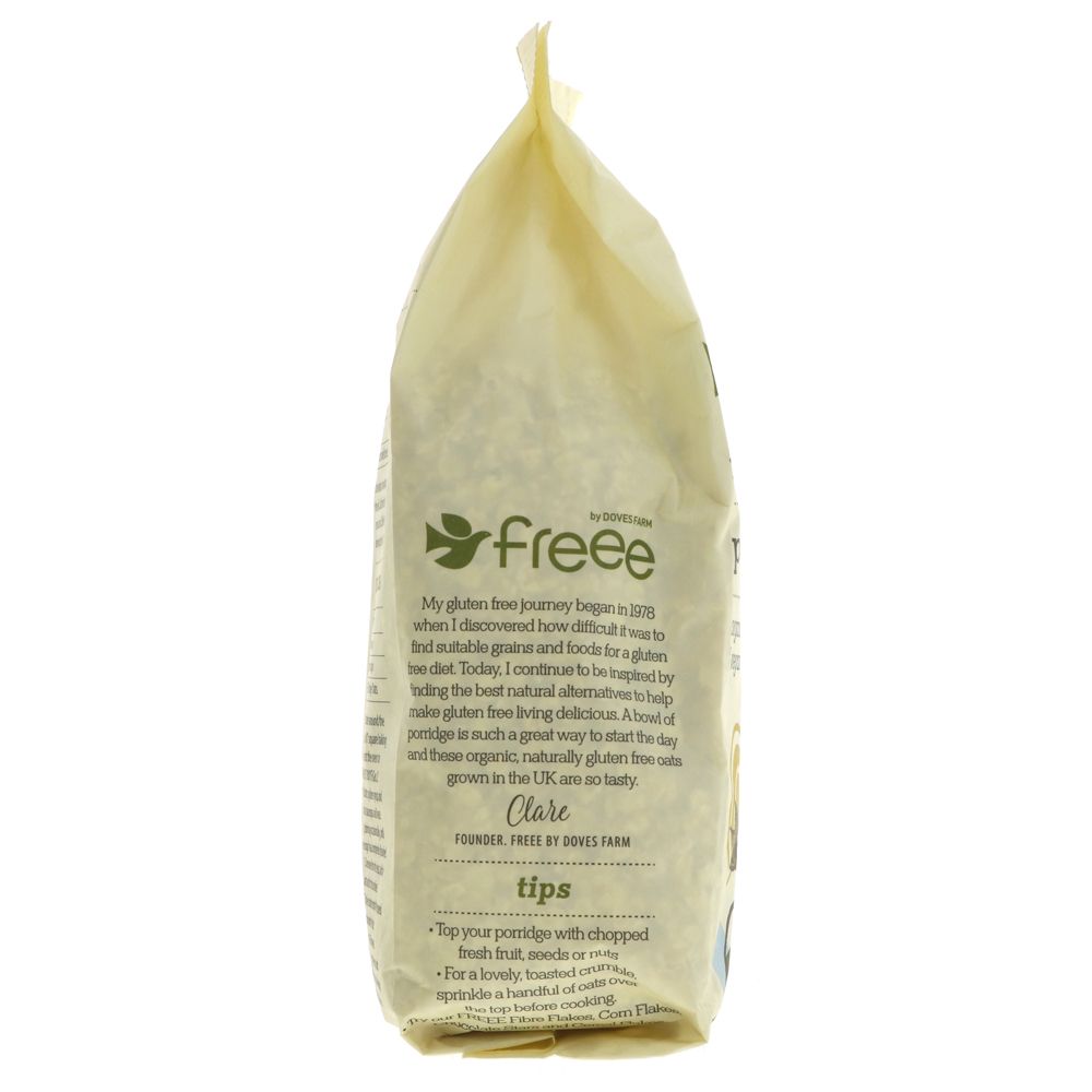 Freee Organic Gluten Free Porridge Oats 430g - Doves Farm - Porridge - Eco Natural Products