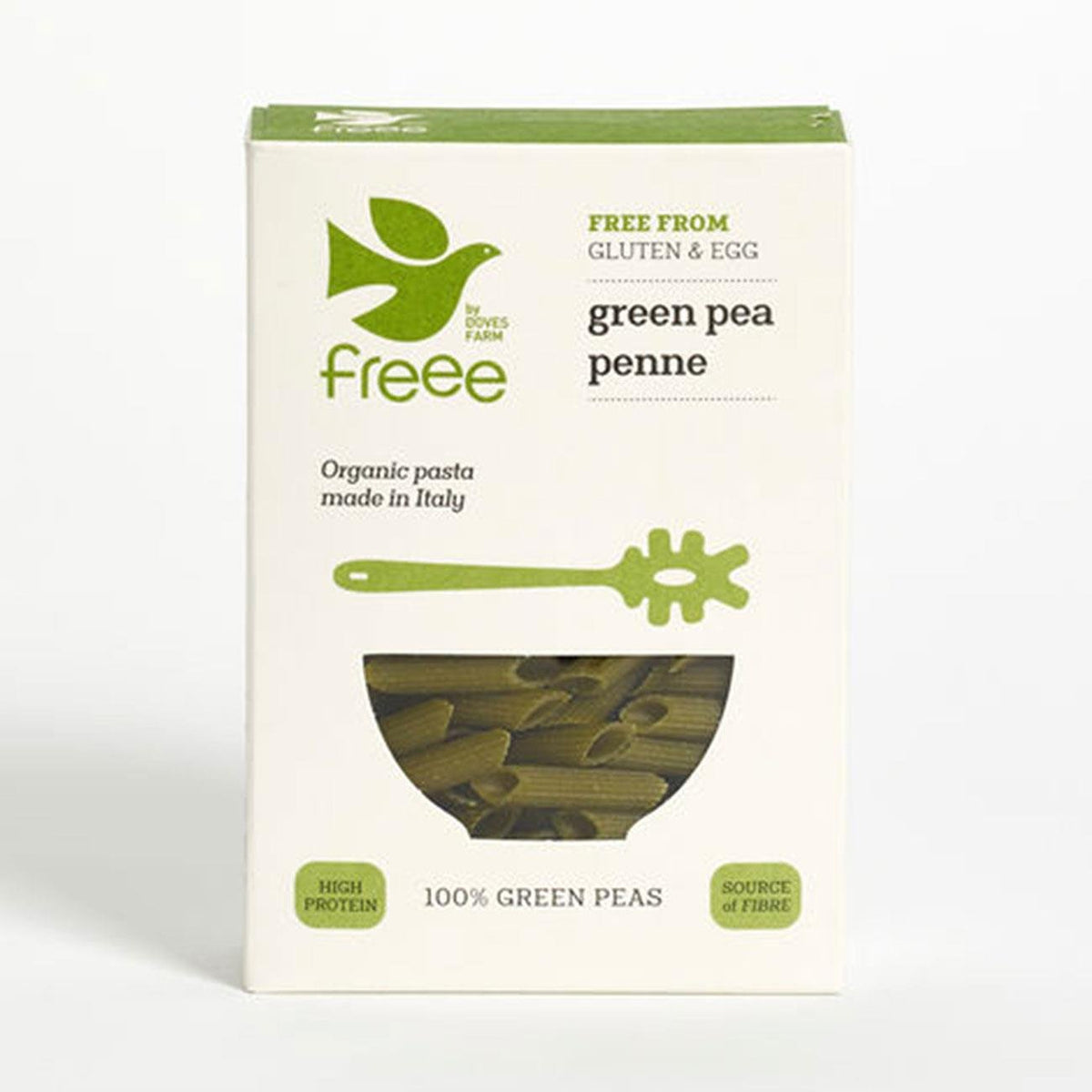 Freee Organic Green Pea Gluten Free Pasta 250g - Doves Farm - Pasta - Doves Farm