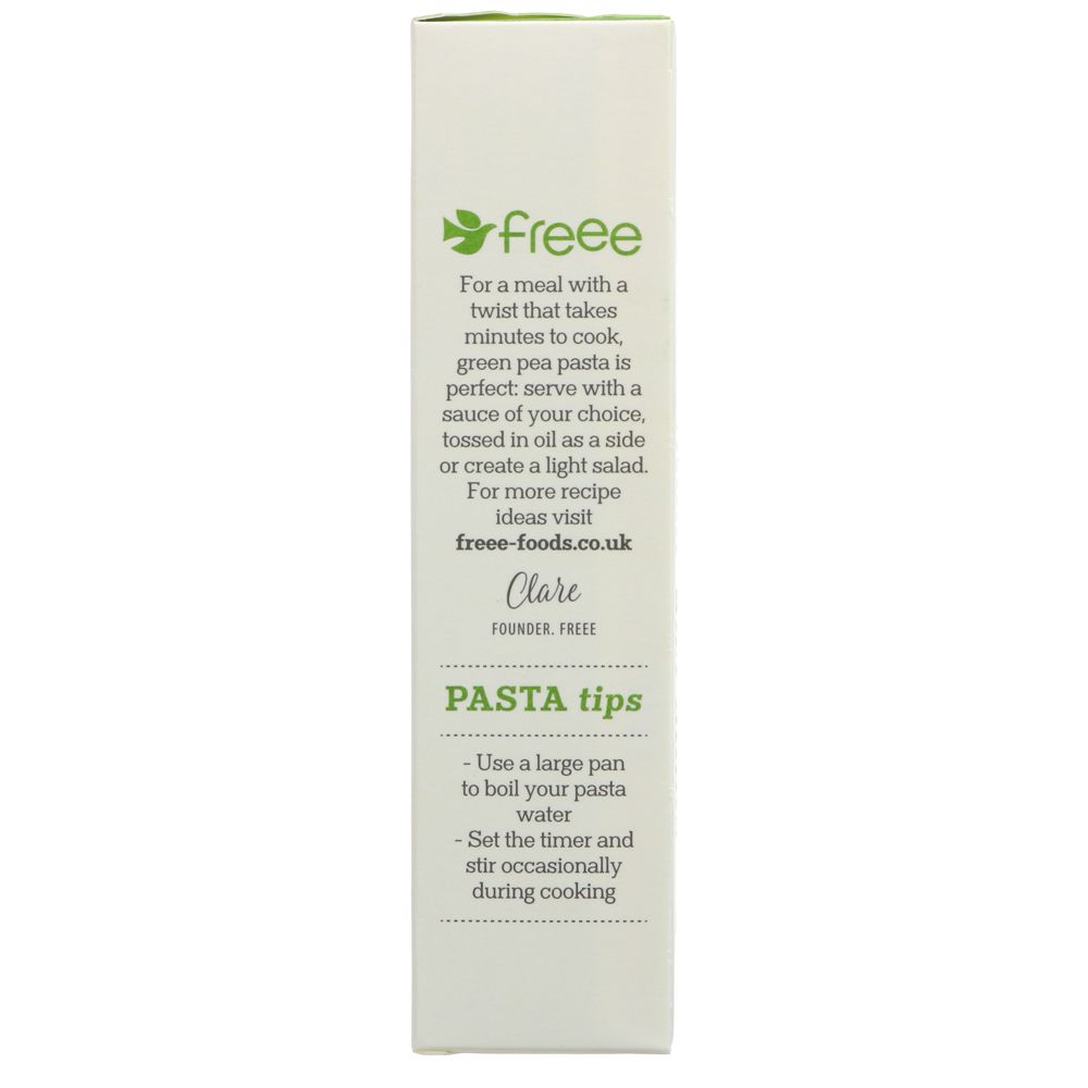 Freee Organic Green Pea Gluten Free Pasta 250g - Doves Farm - Pasta - Eco Natural Products