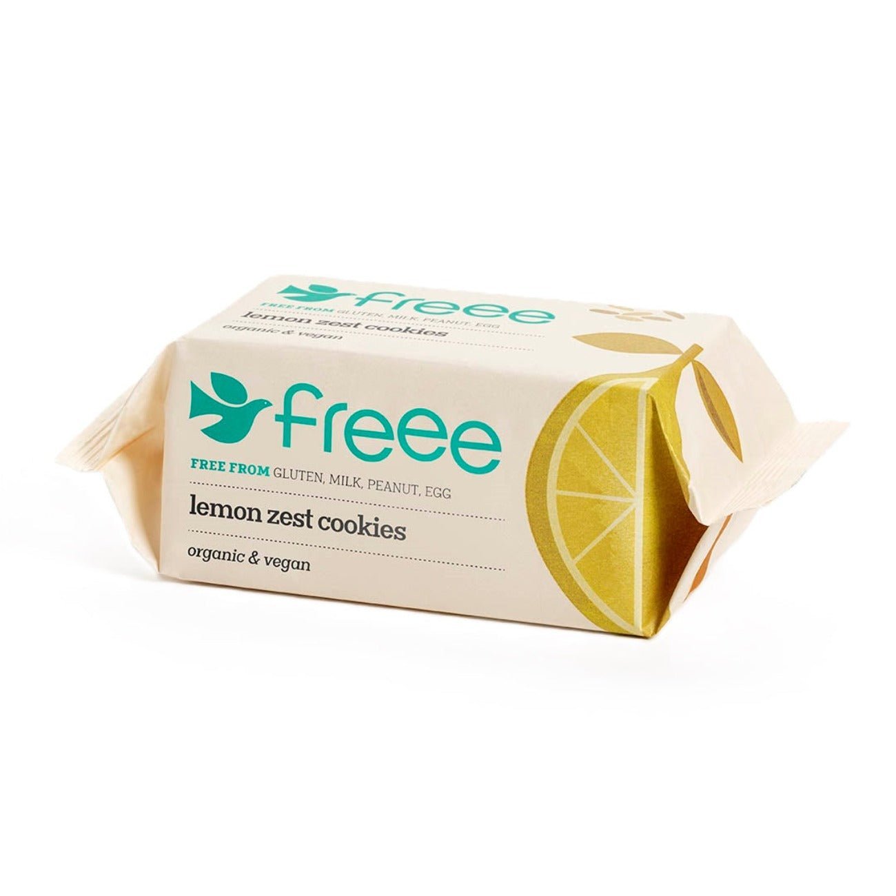 Freee Organic Lemon Zest Gluten Free Cookie 150g - Eco Natural Products - Doves Farm - Cookies